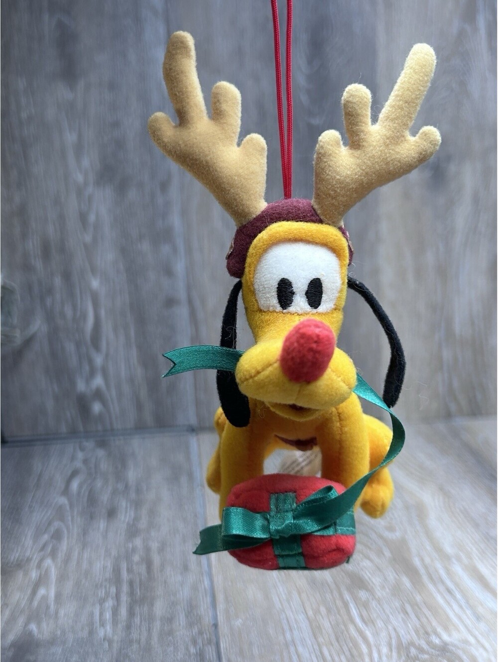 Disney Pluto Reindeer Ornament • Christmas Holiday Decor• Disney Parks Exclusive